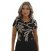 034355 Blusa Manga Curta Ramany Estampada